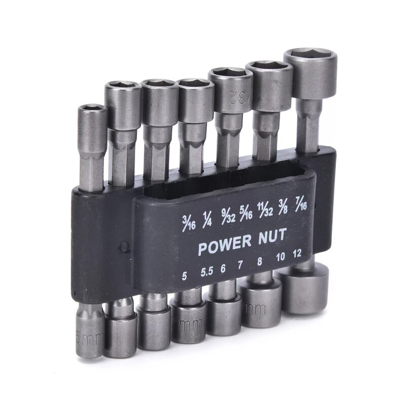 Hex Socket Set Factory - 14pcs 5-12mm Nut Driver Screwdriver Bits
