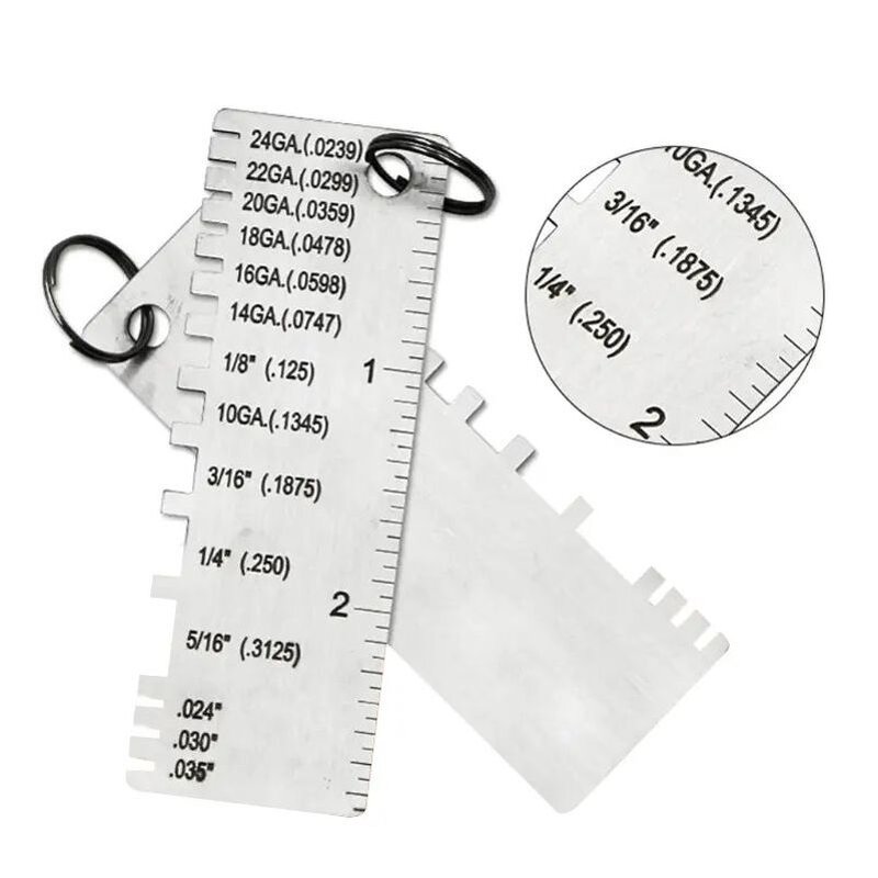 Welding Gauge Factory - Stainless Steel Sheet Thickness Inspection Ruler