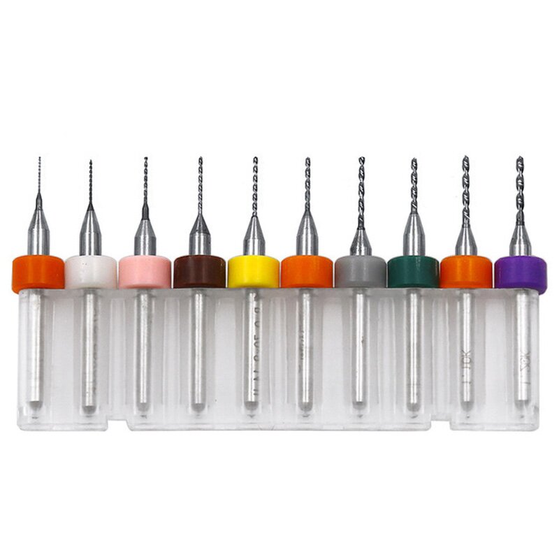 Mini Drill Bit Set Factory - 0.1-1.0mm Carbide Micro PCB Jewelry