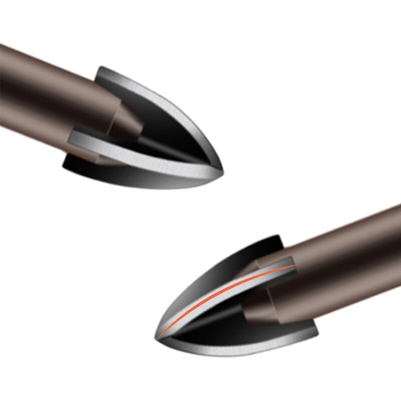 Tile Drill Bit Manufacturer - 3-6mm Cross Hex Alloy for Ceramic Glass