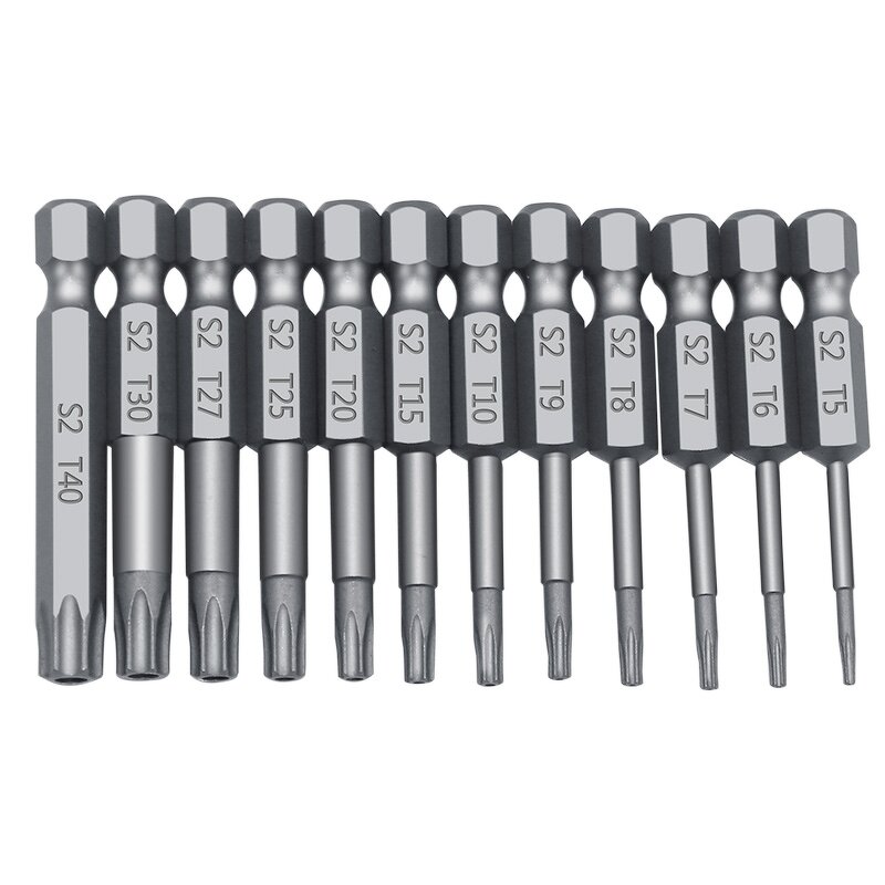 Security Bit Set Manufacturer - Tamper Proof Torx Flat Head 1/4 Hex