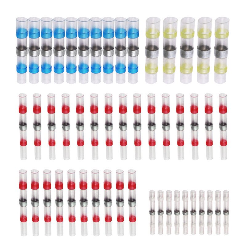 Wire Connectors Factory - 50pcs Solder Seal Waterproof Heat Shrink Butt