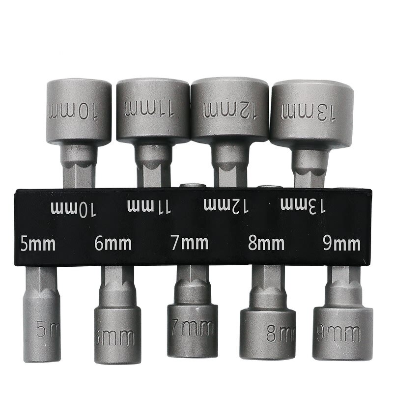Nut Socket Set Manufacturer - 1/4 Drill Bit Adapter 5-13mm Metric