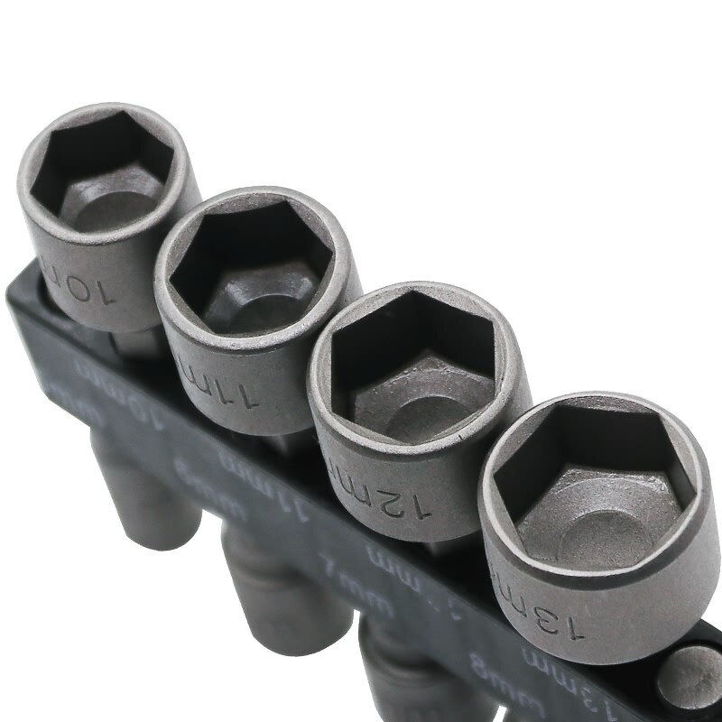 Nut Socket Set Manufacturer - 1/4 Drill Bit Adapter 5-13mm Metric