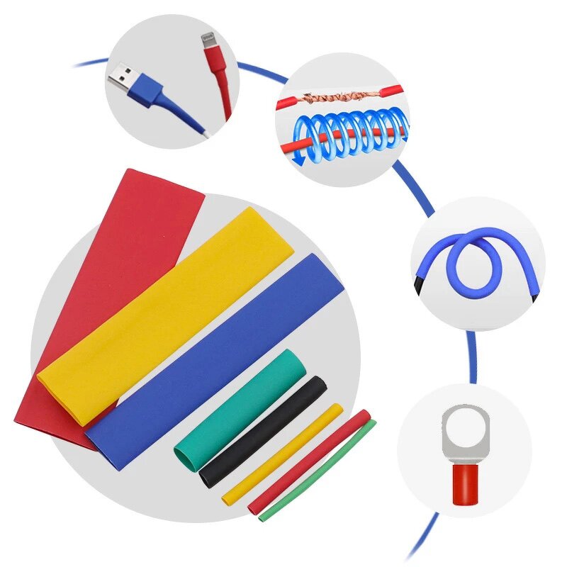 Heat Shrink Tube Factory - 560pcs Polyolefin 2:1 Waterproof Pipe Sleeve