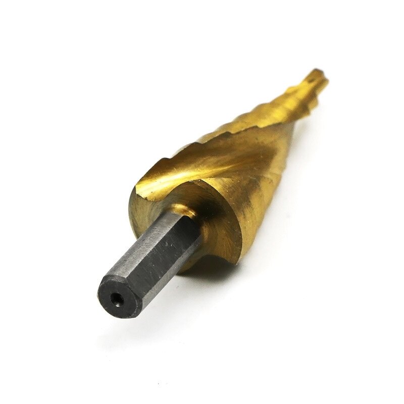 Step Drill Bit Factory - 4-20mm HSS Titanium Coated Spiral Groove