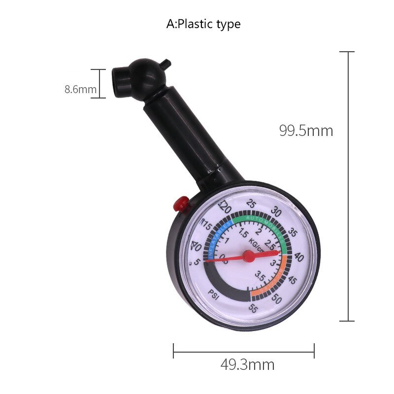 Tire Pressure Gauge Factory - High Precision Deflation Pointer Meter