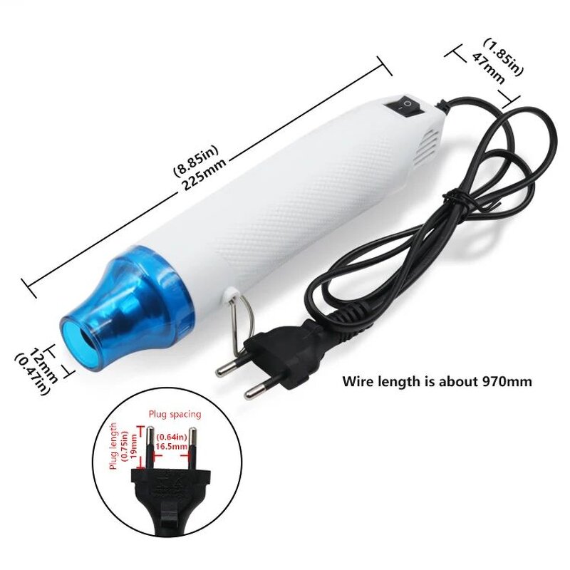 Hot Air Gun Factory - 110V Brazilian Plug 300W with Supporting Seat