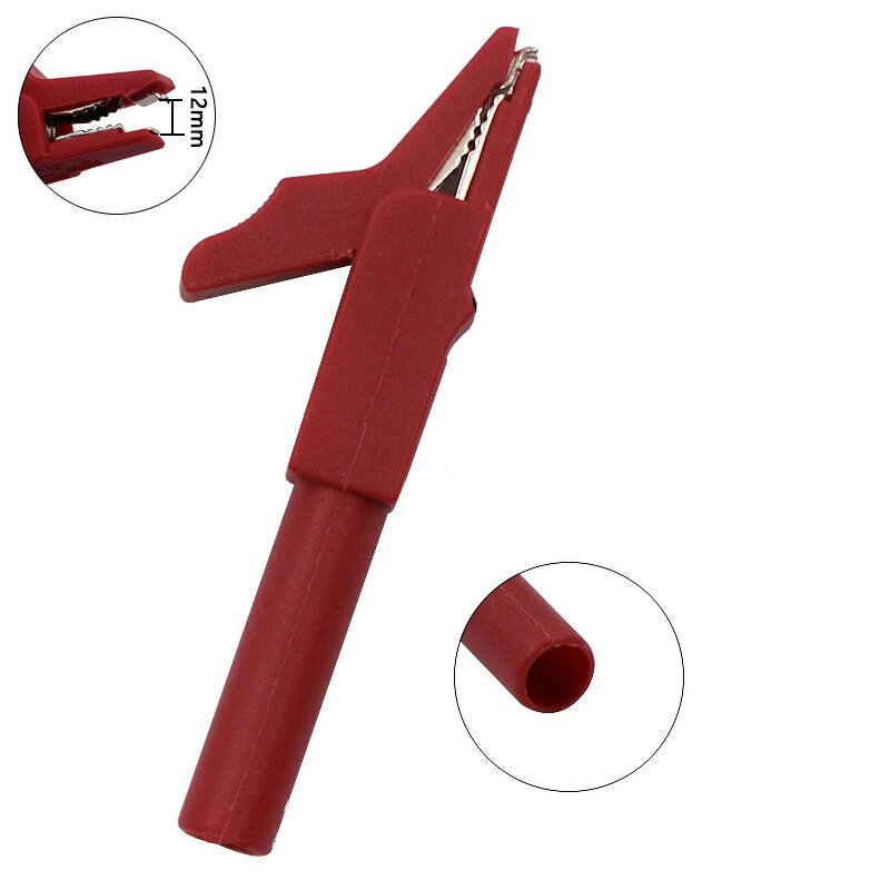 Alligator Clips Manufacturer - 55MM Full Protection with 4mm Banana Plug