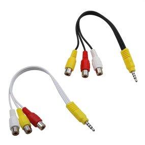 AV Adapter Cable Factory - 3.5MM to 3 RCA for TCL TV Video