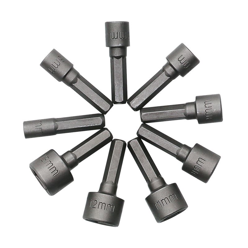 Nut Socket Set Manufacturer - 1/4 Drill Bit Adapter 5-13mm Metric