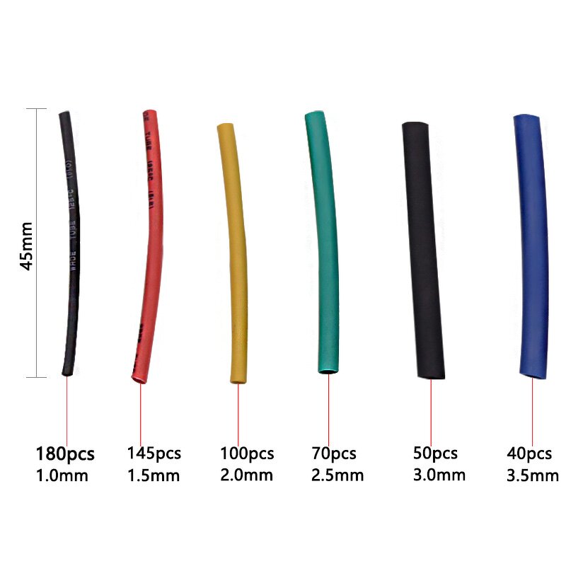 Heat Shrink Tubing Manufacturer - 750pcs Thermoresistant Connection Sleeving