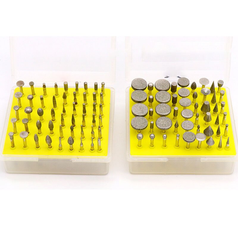 Diamond Grinding Head Factory - 50PCS Coated for Stone Ceramic Glass