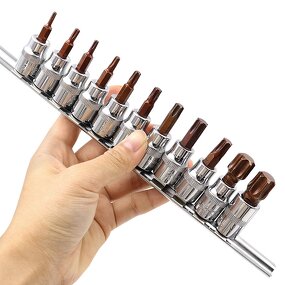 Socket Bit Set Manufacturer - 11pcs 1/4 3/8 Square Drive Torx