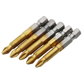 Screwdriver Bit Factory - 50mm PH2 Cross 1/4 Hex Shank Magnetic