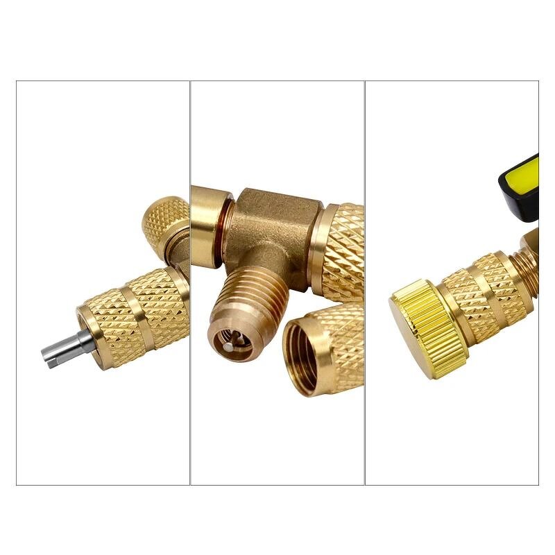 Valve Core Remover Manufacturer - R410A R22 AC Schrader Dual Size Tool