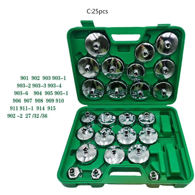 Oil Filter Wrench Factory - Removal Socket Set Ratchet Spanner Tool