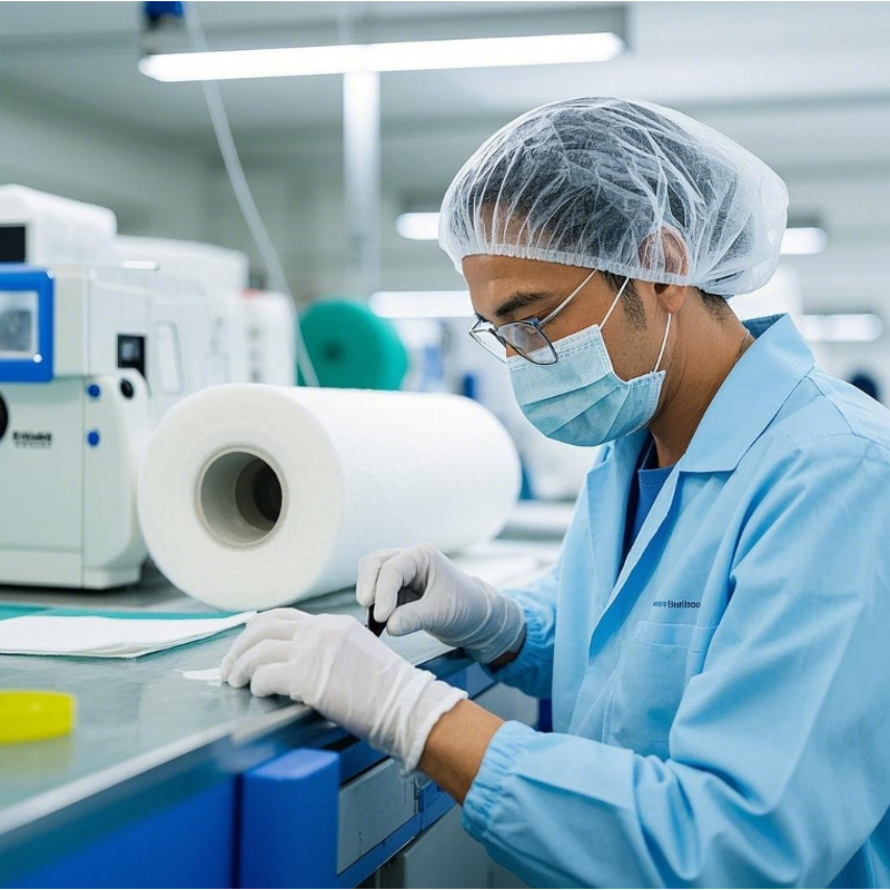 Meltblown Fabric Manufacturer - 25gsm 175mm Bfe99 for 3ply Mask