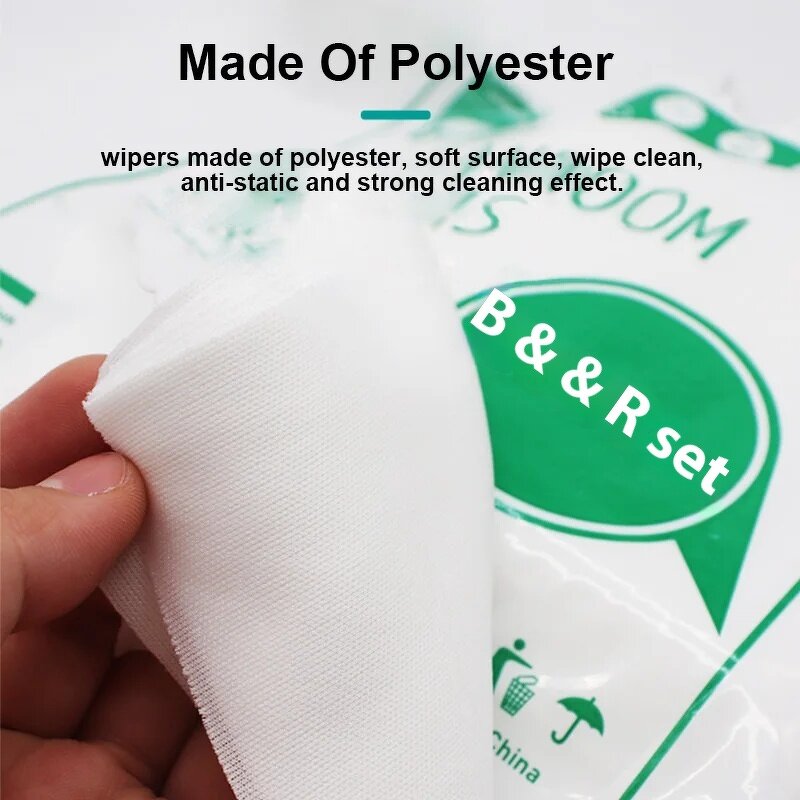 Cleanroom Wipes Manufacturer - Anti-Static Polyester Microfiber for Screen