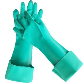 Nitrile Gloves Manufacturer - High-Performance Green for Chemical Food