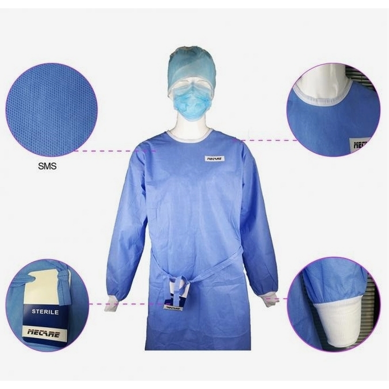 Medical Gown Fabric Factory - Antibacterial Blue PP Spunbonded Non Woven