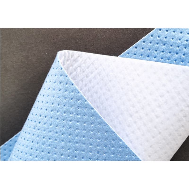 Nonwoven Fabric Manufacturer - Light Blue Spun Bond Hydrophilic Dot Pattern
