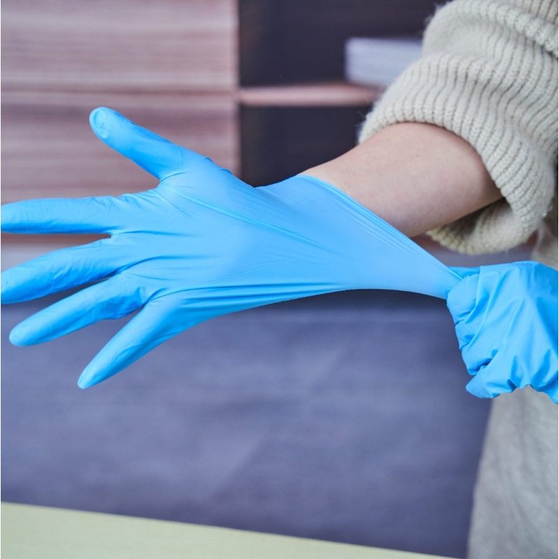 Nitrile Gloves Manufacturer - Factory Direct Heavy Duty Green Waterproof