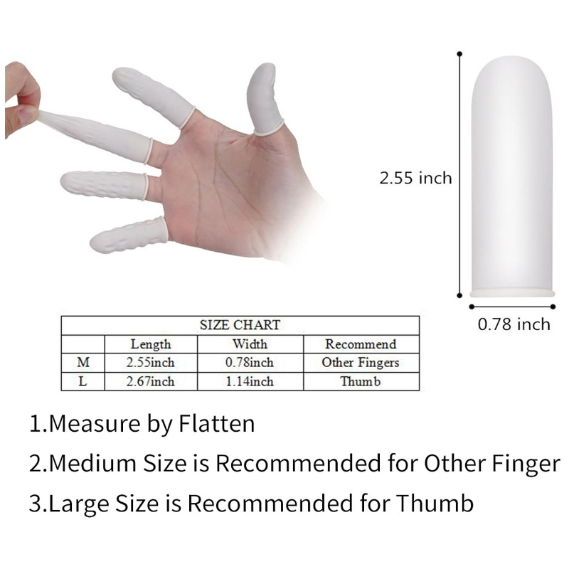 Finger-Cot Manufacturer - Wholesale Waterproof White Antistatic Natural Latex