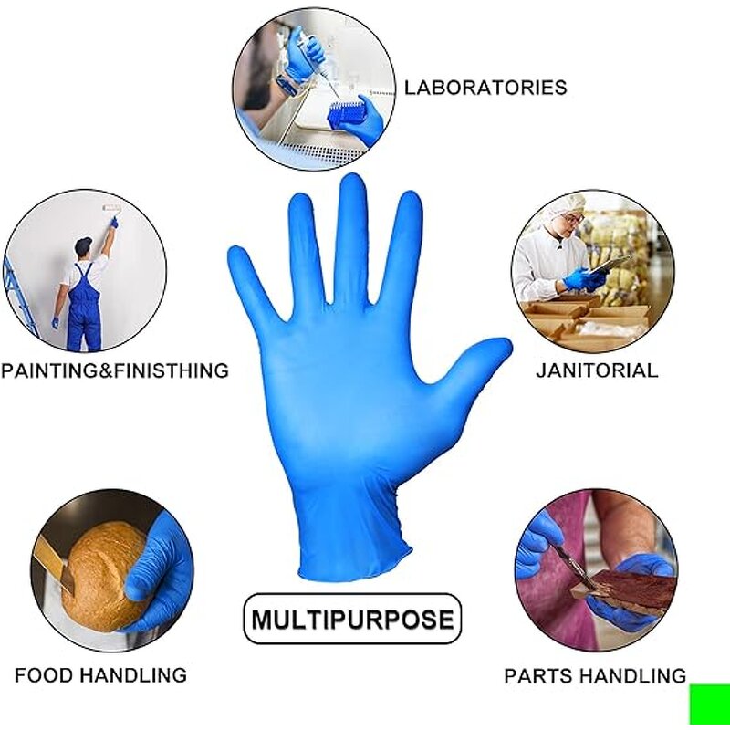 Examination Gloves Factory - 4-6mil Black Pure Food Disposable Nitrile