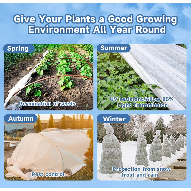 Plant Cover Manufacturer - Biodegradable 3% UV Spunbond PP Winter Cover