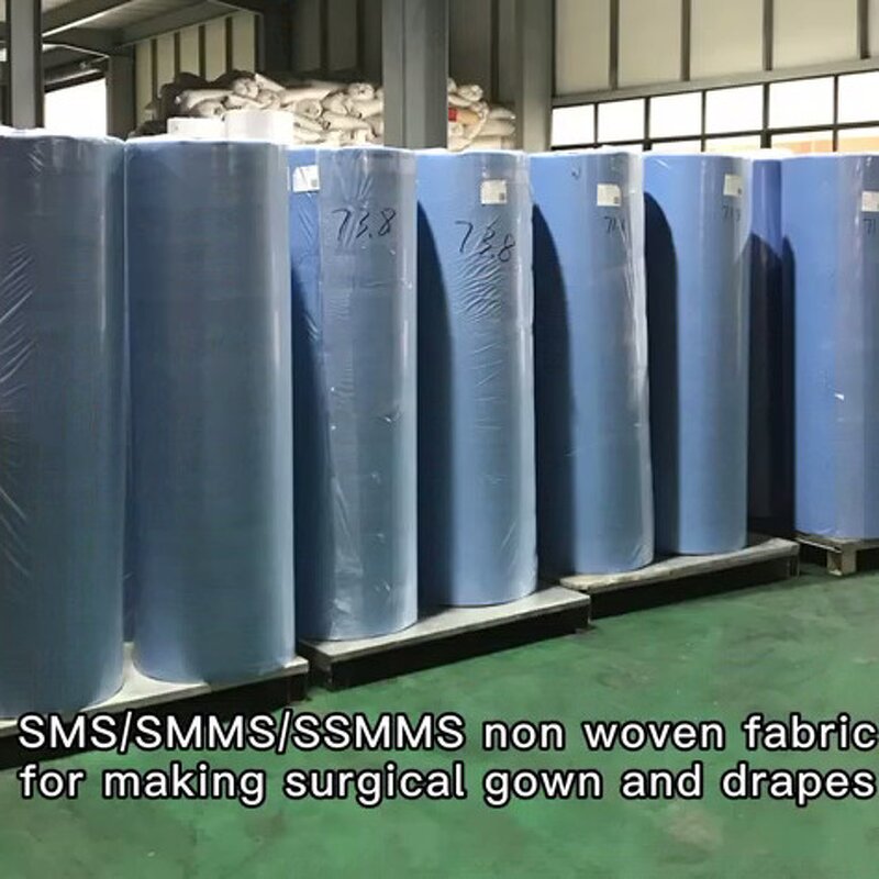 SMS Nonwoven Factory - 100% PP 17-35gsm Anti-UV Fusible Fabric