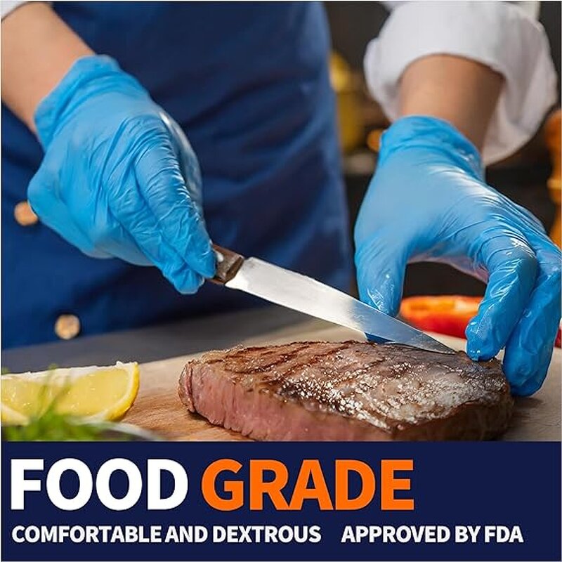 Nitrile Gloves Manufacturer - Black Blue Latex Free Food Grade Examination