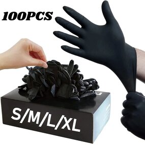 Pink Nitrile Gloves Manufacturer - Anti-Static Kitchen Beauty Salon Cooking