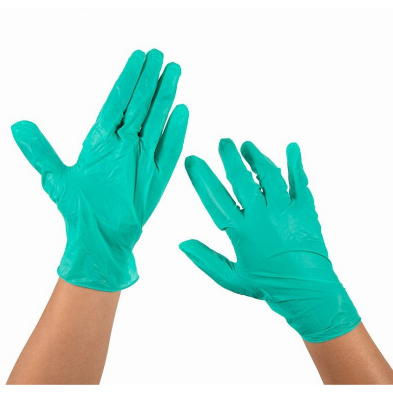 Nitrile Gloves Manufacturer - Factory Direct Heavy Duty Green Waterproof