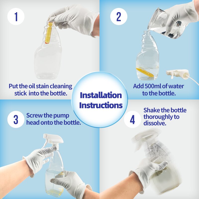 Oil Stain Cleaner Manufacturer - Professional Kitchen High Efficiency Grease Removal Refill Stick