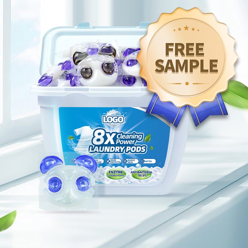 Fabric Softener Capsules Manufacturer - Free Sample Panda Shape 5-in-1 Anti-Static 10g