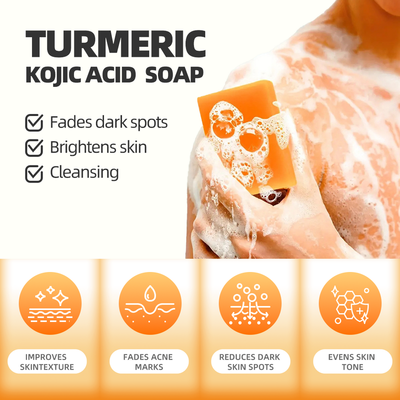 Kojic Acid Soap Manufacturer - Best-Selling 100g Handmade Organic Plant Bath Lightening