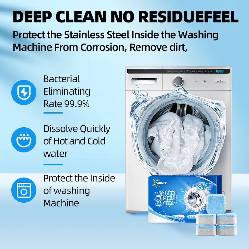 Washing Machine Cleaner Manufacturer - Free Sample DDP Custom Formula R&D Fast Shipping Solid