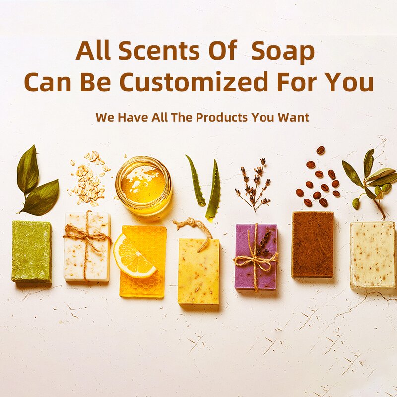 Turmeric Soap Manufacturer - Free Sample Custom Logo 65g Natural Plant Handmade Lightening