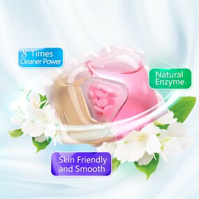 Laundry Pods Manufacturer - Free Sample Sakura Fragrance 3-in-1 Anti-Static Liquid Softener