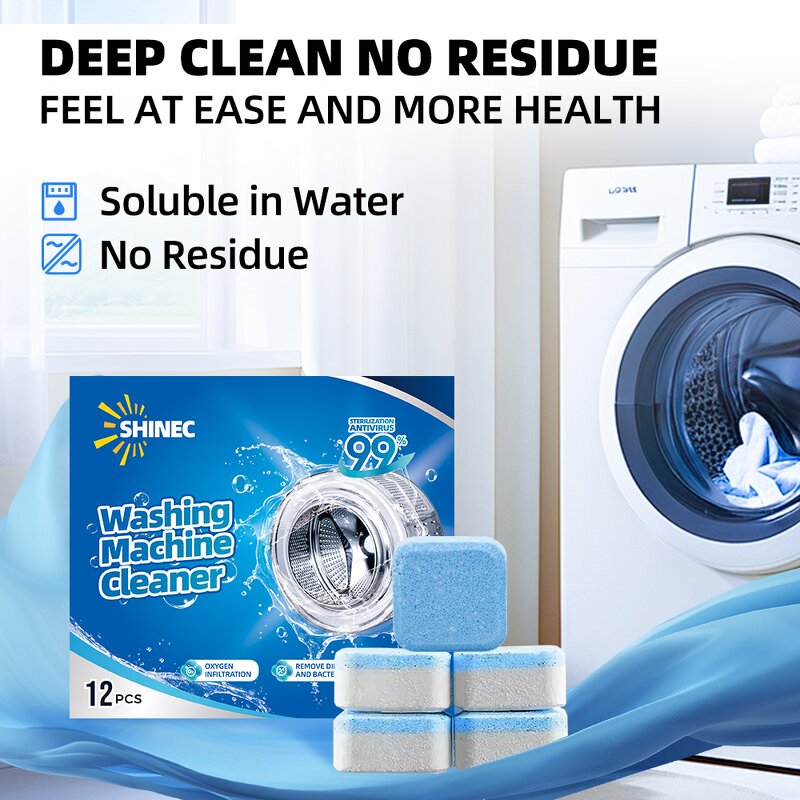 Washing Machine Cleaning Tablets Manufacturer - Free Sample Bulk Order for Front Load HE Descaling