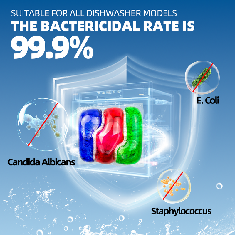 Dishwasher Tablets Manufacturer - High-Performance Multi-Purpose Grease Cutting Stain Removal