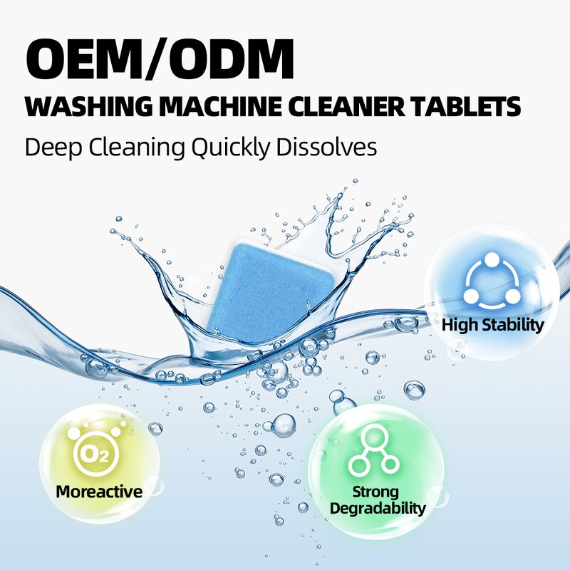 Washing Machine Cleaner Tablets Manufacturer - Free Sample Global Certified Custom Formula Solid