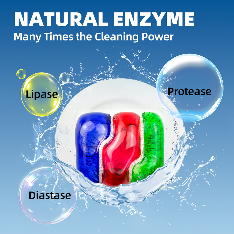 Dishwasher Tablets Manufacturer - High-Performance Multi-Purpose Grease Cutting Stain Removal