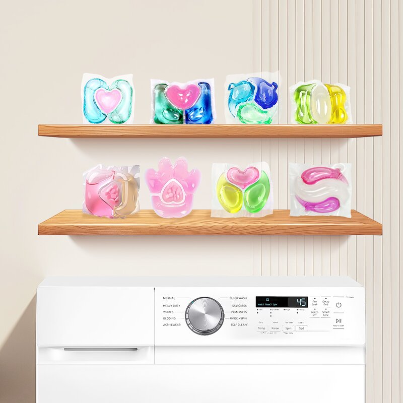 Laundry Pods Manufacturer - Free Sample Sakura Fragrance 3-in-1 Anti-Static Liquid Softener