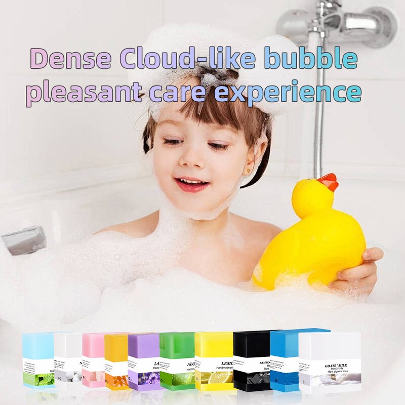 Rose Scented Soap Manufacturer - OEM Natural Organic Plant Essential Oil Square Lightening