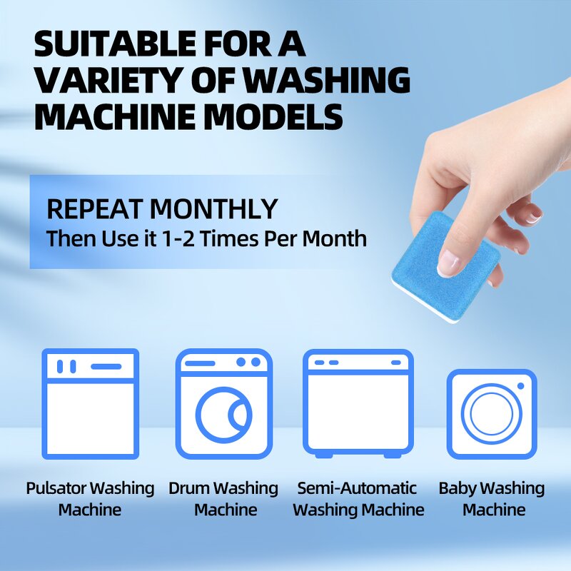 Industrial Laundry Cleaner Manufacturer - Free Sample Solid Disposable Gasket Mold Prevention