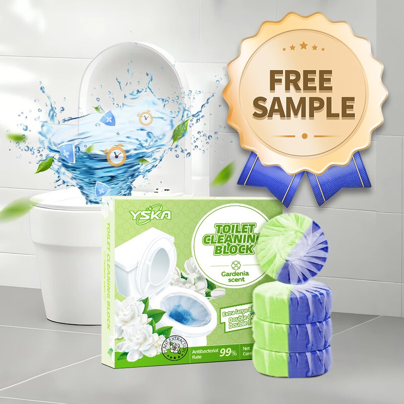 Toilet Tabs Manufacturer - Free Sample Blue Solid Anti-Redeposition Keep Bowl Cleaner Longer