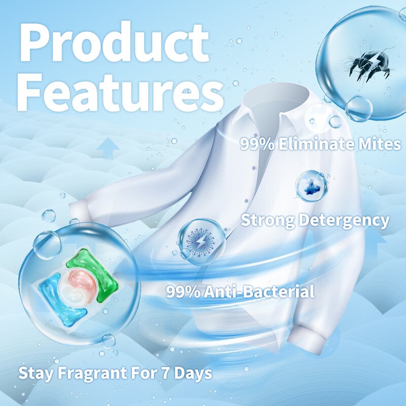 Laundry Pods Manufacturer - Free Sample Eco-Friendly Long-Lasting Powerful Stain Fighters