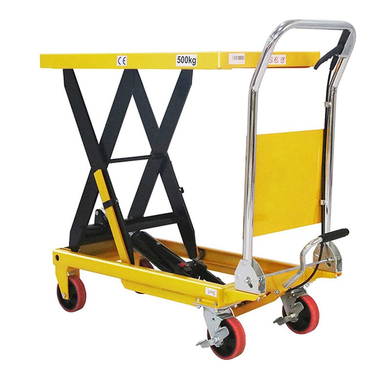 Hydraulic Scissor Lift Factory - 4M Mini Lift Table Cart Manual Movable